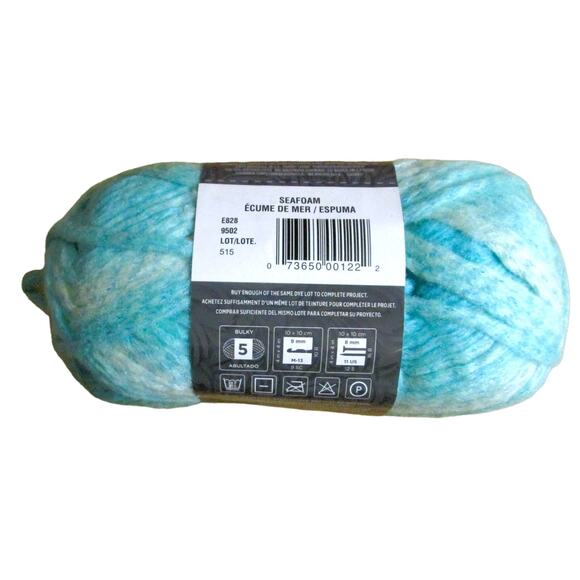 Red Heart Seafoam Yarn Acrylic Blend 129 Yards Knitting Crochet Crafts - Picture 3 of 4